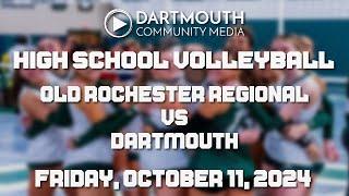 Dartmouth High School Volleyball vs ORR