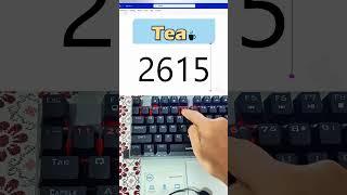 This Keyboard Shortcut Draws a Tea Cup in MS Word – You’ll LOL When You See It! #word #tricks #tip