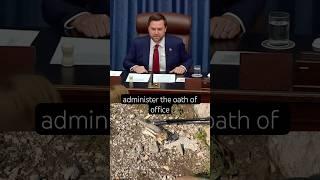 JD Vance Swore Into The Senate His Successor ￼#trump #2025 #pardon #cspan #senate #gojoe