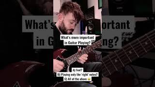 What’s More Important In Guitar Playing? #shorts #guitar #pentatonic #guitarlesson