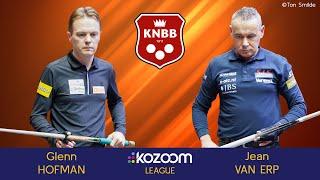 KNBB Kozoom League - Glenn HOFMAN vs Jean VAN ERP