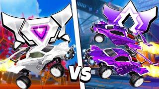 Cheese (SSL) vs *2* VAN ELKE RANK in Rocket League..