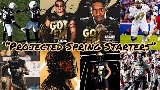 COLORADO FOOTBALL PROJECTED SPRING BALL STARTERS!! DAY ONE OF SPRING STARTS TODAY!!