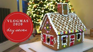 VLOGMAS 2020 DAY SEVEN | GINGERBREAD HOUSE | THE LODGE GUYS | VLOG