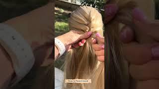 French braid tutorial #braidtutorial #howtobraid #hairstyle #frenchbraid