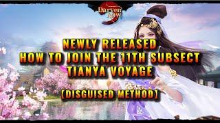 九阴真经 | Age of Wushu【4K60FPS】Join the newest 11th subsect Tianya Voyage-Disguise guide (Part 2)