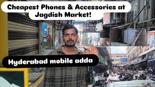 Exploring Jagdish Market Hyderabad | Cheapest Mobile Phones, Accessories & Repairs Near Koti!
