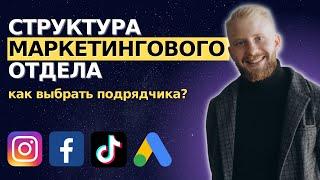 Как построить отдел маркетинга? Структура, персонал, подрядчики