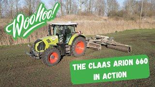 THE CLAAS ARION 660 TRACTOR IN ACTION - Fenland Farming Adventures
