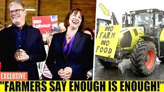 SHOCKING! Farmers BRING TRACTORS to Labour Conference in MASSIVE Protest!