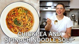 Carla's College-Era Chickpea & Spinach Noodle Soup | Easy Comfort Food