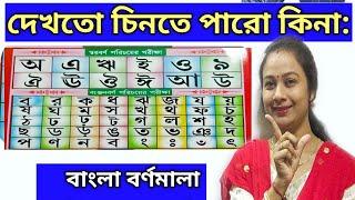 বাংলা স্বরবর্ণ ব্যঞ্জনবর্ণ দেখতো চিনতে পারো কিনা। Bangla bornomala. Bangla alphabet.অআইঈউঊএঐওঔ।