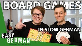 Playing Board Games in Slow German | Super Easy German 247