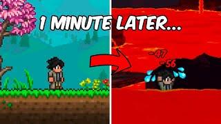 Terraria, But EVERY Minute I Get Randomly Teleported...