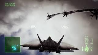 Ace Combat 7 - Arsenal Bird Going down, But The Music Timing Is Just Right