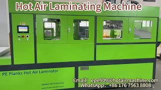 The Latest Foam Laminating | PE EPE EVA XPE Foam Laminating Machine | Hot Air Laminator | 0 Loss