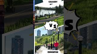 #Calgary vs #Edmonton. Which one are you choosing? #city #shorts #yyc #yeg #realestate #best #city