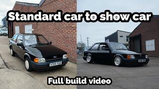 Full build - MK4 Escort custom air ride.