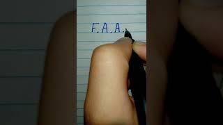 English Short Word Part 3 - quek write 001 Handwriting #shorts