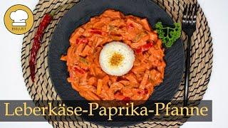 LEBERKÄSE-PAPRIKA-PFANNE - schnelles Feierabendrezept