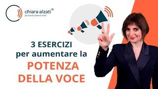 3 esercizi per aumentare la potenza della tua voce 