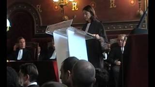 Discours d'Anne FAURE, Bâtonnier de l'Ordre des Avocats de Toulouse