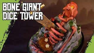 Making a BONE GIANT Dice Tower!