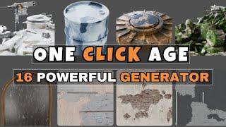 One Click Age V 2.0 : Instantly Age Any Material With A Click in Blender