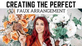 CREATING THE PERFECT FAUX ARRANGEMENT || TIPS & TRICKS || HOW TO || HOBBY LOBBY || 2023