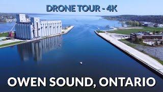  Breathtaking Aerial Views of Owen Sound | 4K Drone Adventure! 