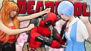 Deadpool Stabs Anime Impulse Bay Area 2024 with BABY KNIFE