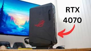 The Worlds SMALLEST RTX 4070 Gaming PC - ASUS ROG NUC 970 Review