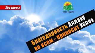 Благодарность Аллаху во всем - приносит Успех