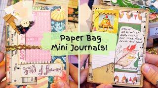 Brown Paper Bag Mini Journal! Junk Journal Companion Tutorial, Craft with Me!