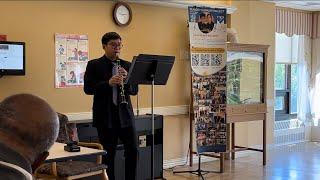  Michael Shi plays Vittorio Monti’s “Czardas” at Morningside House, Ellicott City.   July 05, 24