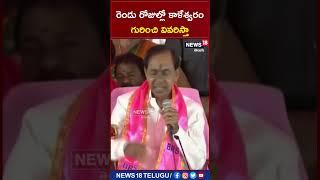 KCR: రెండు రోజుల్లో కాళేశ్వరం గురించి వివరిస్తా: కేసీఆర్ | News18 Telugu