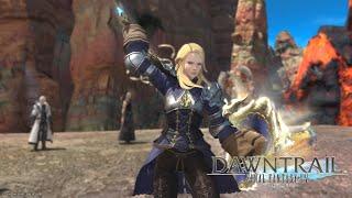 FINAL FANTASY XIV Online - Agrias Oaks, Scions & Promise Trio vs Dawntrail Trial #1 (Blind 1st run!)