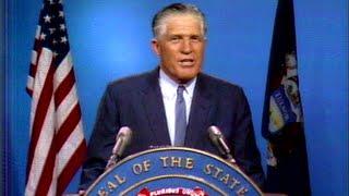 Gov. George Romney address the state