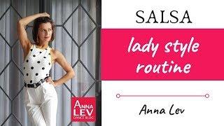 Salsa lady style routine | Anna Lev