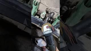 fixing rear window latch JD 6400 #farming #johndeere #dairy #milk #repair #oldtractors #work #fix