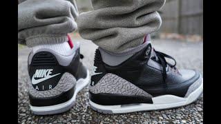 This Shoe Saved The Sneaker Culture!!! Jordan 3 OG "Black Cement" Review & On Feet 