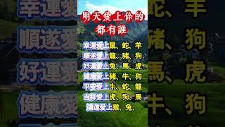 明天愛上你的都有誰？