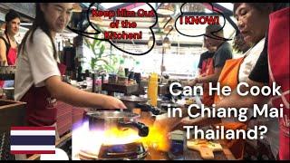 Cooking in Chiang Mai Thailand, Can He Do It?