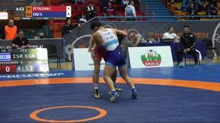 Repechage GR - 77 kg: I. PETRISHIN (ISR) v. H. KIM (KOR)