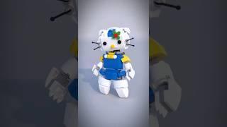 chubbybots' building block mecha hello kitty  #shorts #youtubeshorts #buildingblocks