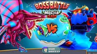 UNLOCKED BUZZ SHARK EVOLVED VS MECHA SHARKJIRA - UNLOCKED ALL HUNGRY SHARK WORLD - BIG SHARK GAME