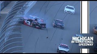 Restart to caution at Michigan pushes race to NASCAR Overtime | NASCAR