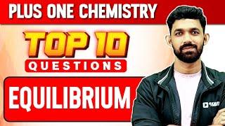 Plus One Christmas Exam | Chemistry | Equilibrium | Important 10 Questions | Exam Winner