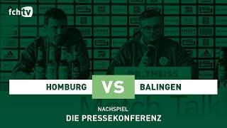 Homburg - Balingen: Pressekonferenz I #FCHTSG