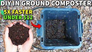 How To Make Compost FAST IN GROUND: Plants, Worms Will LOVE This!